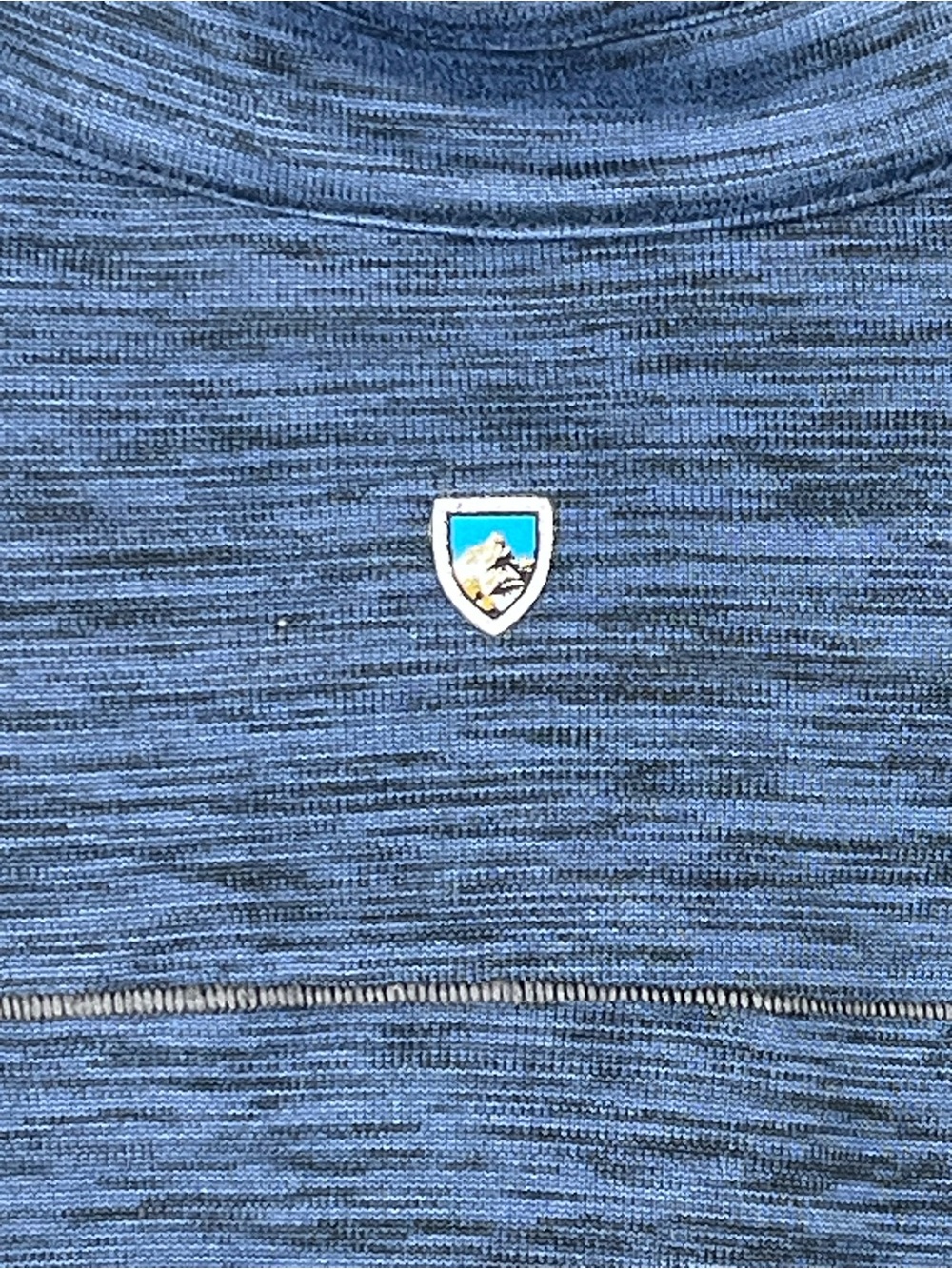 Kuhl Youth Boys Heathered Blue Alloy 1/4 Zip Lightweight Sweater Size M; Active - Picture 5 of 16